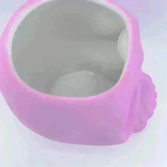 light pink soft touch Halloween skull mug - Picture 9 of 11